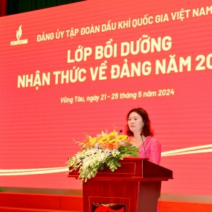 Đảng ủy Tập đoàn khai giảng Lớp bồi dưỡng nhận thức về Đảng năm 2024 khu vực Vũng Tàu