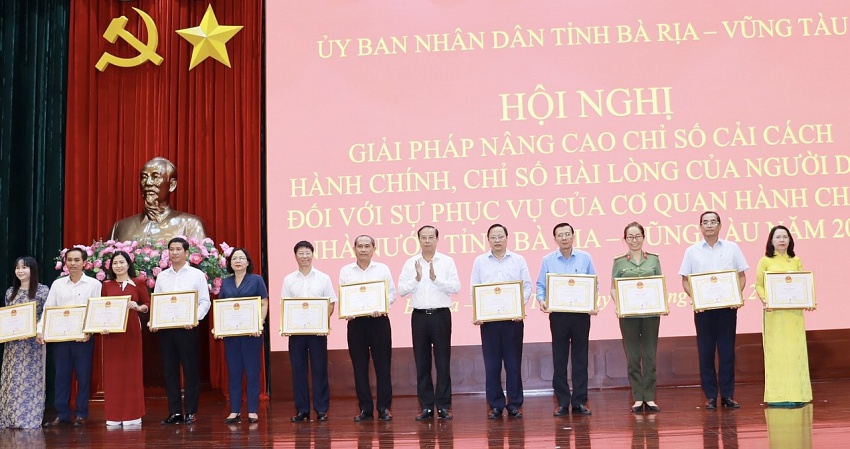 Bà Rịa - Vũng Tàu: Nâng cao Chỉ số cải cách hành chính, Chỉ số hài lòng của người dân