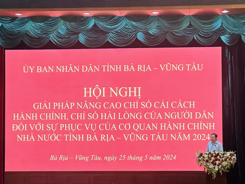 Bà Rịa - Vũng Tàu: Nâng cao Chỉ số cải cách hành chính, Chỉ số hài lòng của người dân
