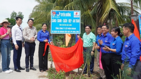 PV Drilling tặng 10.000 cây xanh cho “Thành phố xanh quốc gia” Cần Thơ