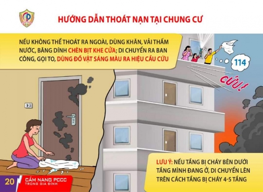 Cẩm nang phòng cháy, chữa cháy và thoát nạn trong gia đình
