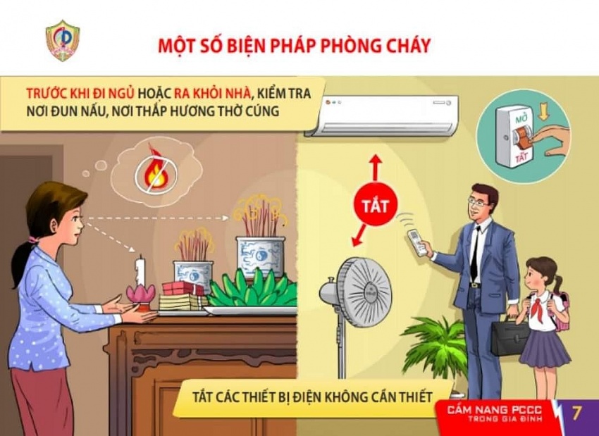 Cẩm nang phòng cháy, chữa cháy và thoát nạn trong gia đình