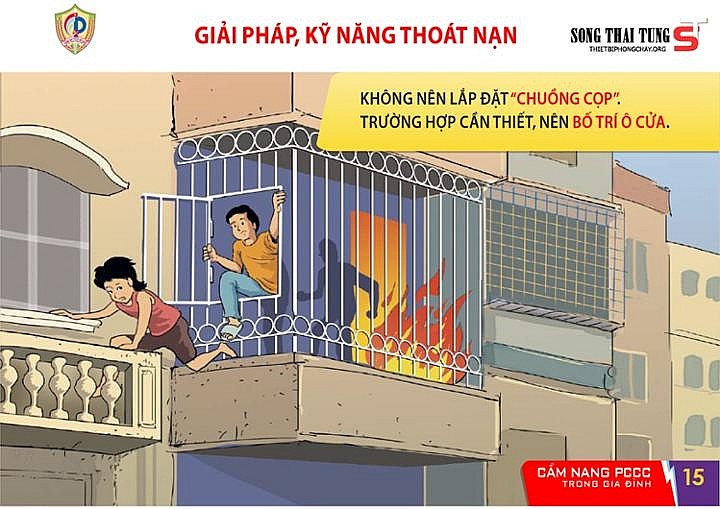 Cẩm nang phòng cháy, chữa cháy và thoát nạn trong gia đình