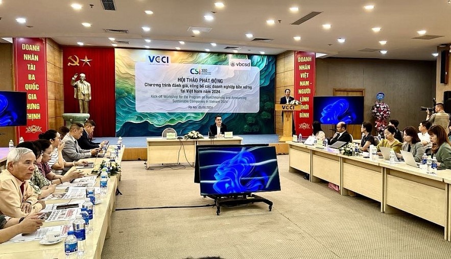 VCCI phát động Chương trình đánh giá, công bố doanh nghiệp bền vững năm 2024
