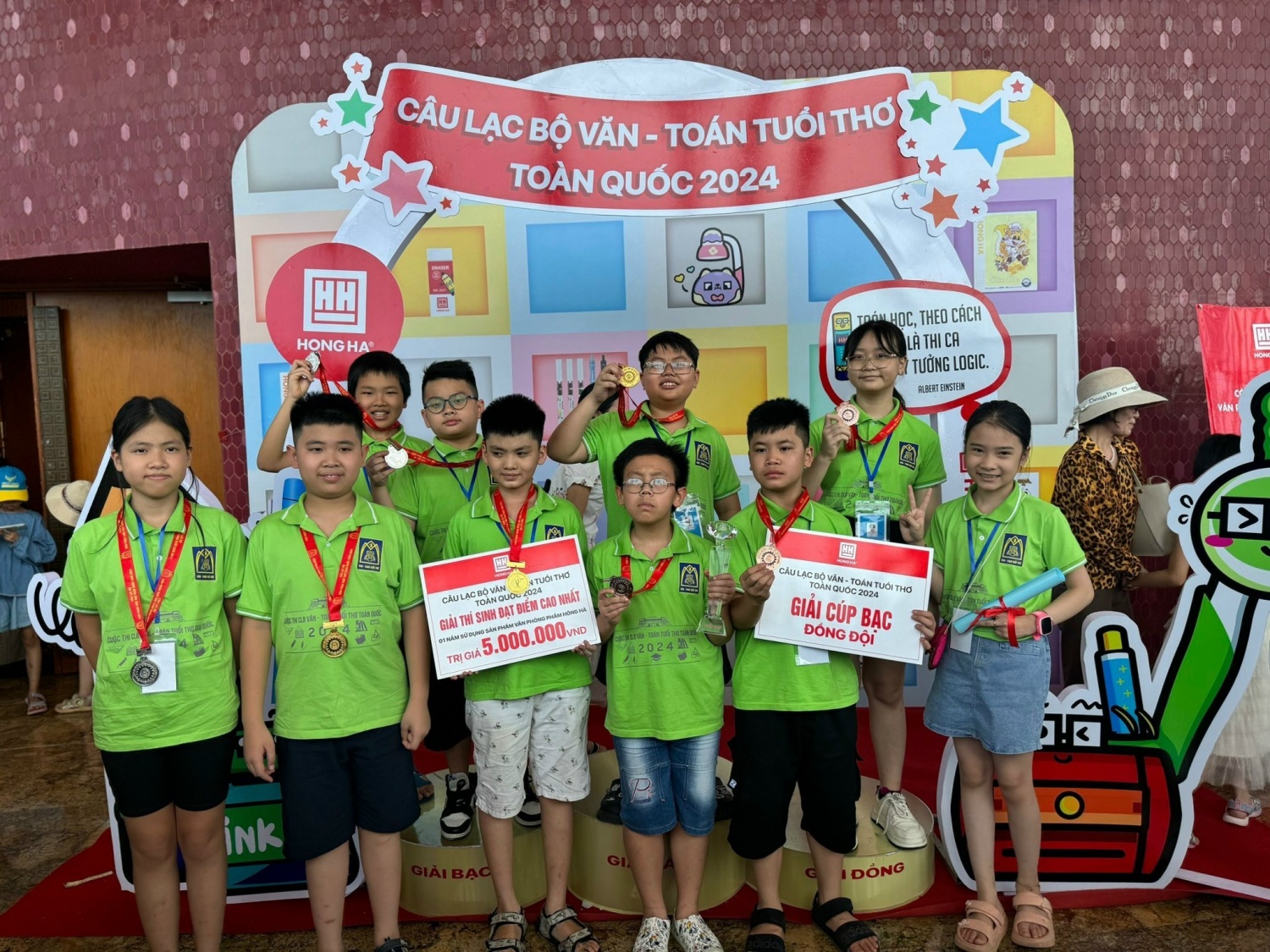 Hà Nội: Đoàn học sinh quận Ba Đình xuất sắc giành nhiều giải cao trong cuộc thi CLB Văn - Toán tuổi thơ toàn quốc 2024