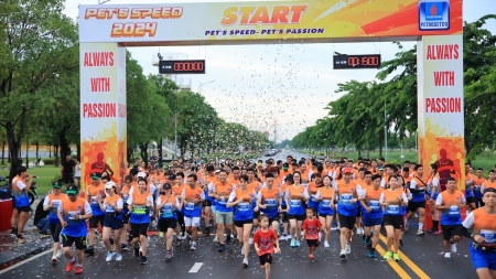 Giải chạy PET’S SPEED 2024 chào mừng 28 năm Ngày thành lập PETROSETCO