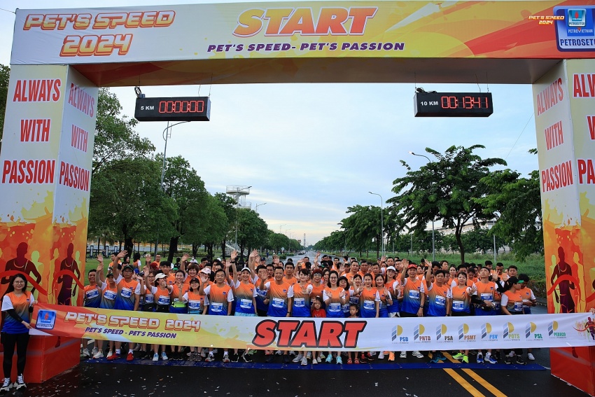 Giải chạy PET’S SPEED 2024 chào mừng 28 năm Ngày thành lập PETROSETCO
