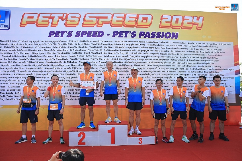 Giải chạy PET’S SPEED 2024 chào mừng 28 năm Ngày thành lập PETROSETCO