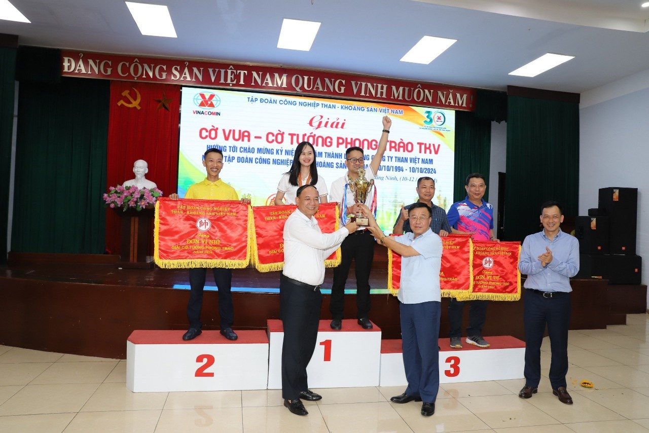 Than Hòn Gai đoạt hạng Nhất toàn đoàn Giải Cờ vua - Cờ tướng phong trào TKV năm 2024