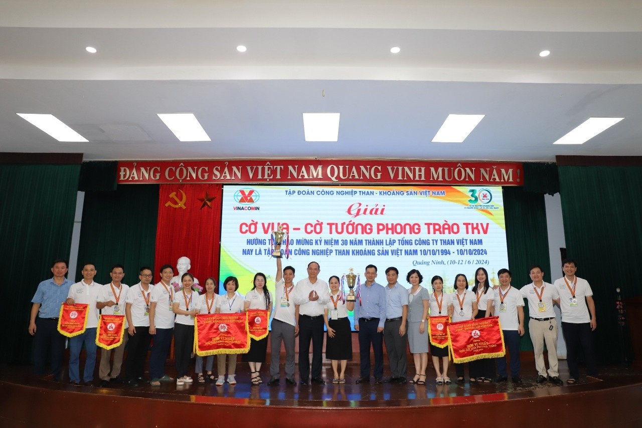 Than Hòn Gai đoạt hạng Nhất toàn đoàn Giải Cờ vua - Cờ tướng phong trào TKV năm 2024