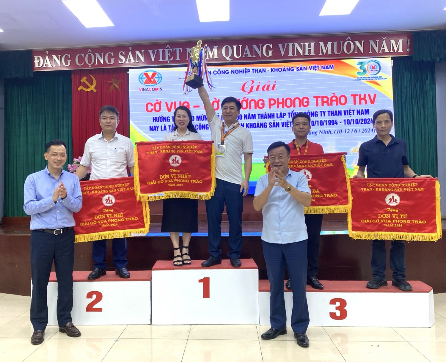 Than Hòn Gai đoạt hạng Nhất toàn đoàn Giải Cờ vua - Cờ tướng phong trào TKV năm 2024