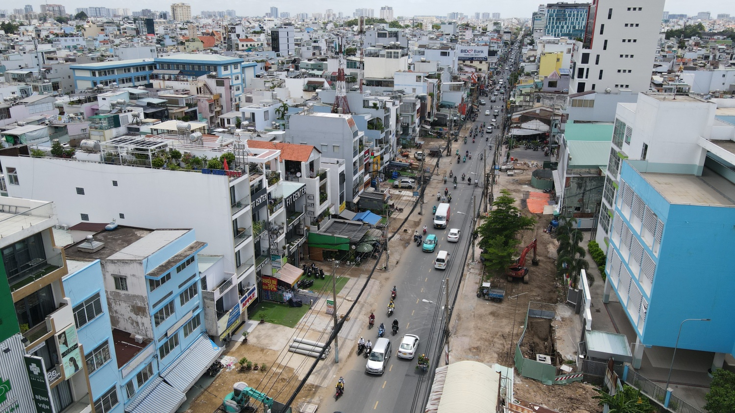 [Chùm ảnh] Hiện trạng mặt bằng thi công tuyến Metro số 2