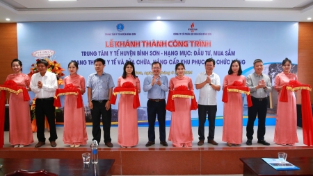 BSR khánh thành khu phục hồi chức năng Trung tâm Y tế huyện Bình Sơn