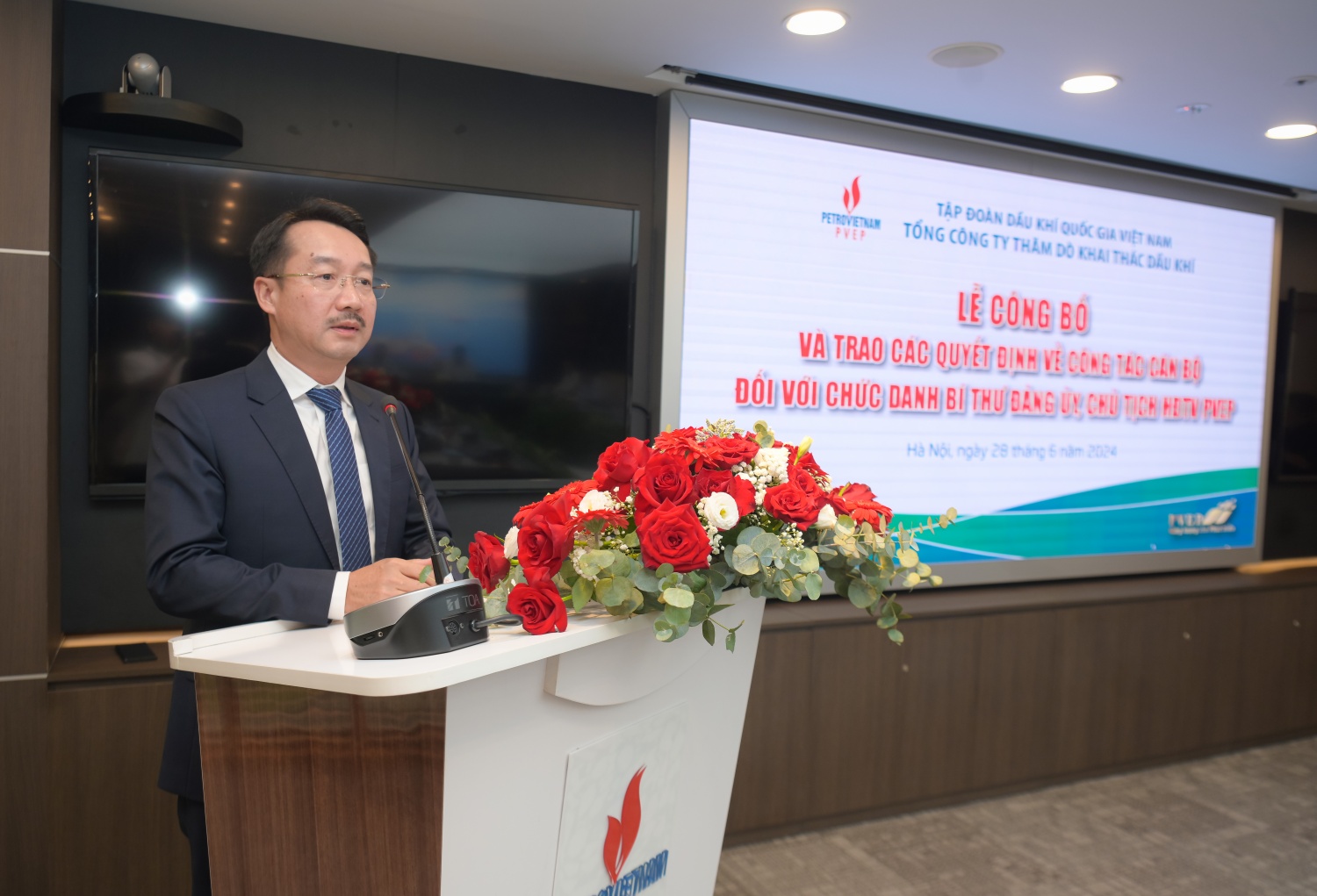 đồng chí Nguyễn Thiện Bảo, tân Bí thư Đảng ủy, Chủ tịch HĐTV PVEP
