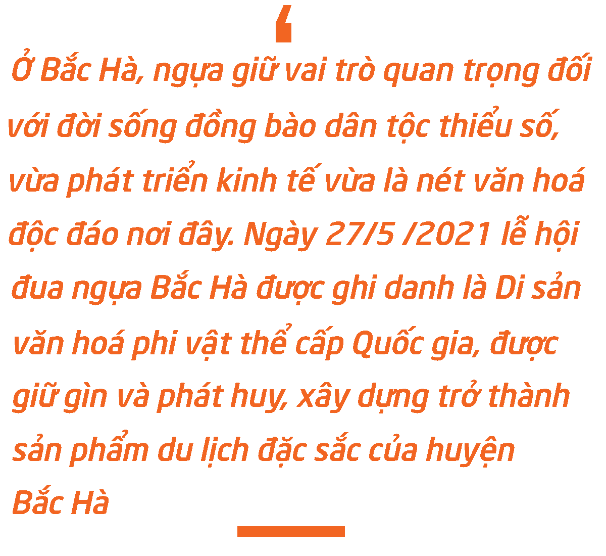 Độc đáo lễ hội đua ngựa Bắc Hà