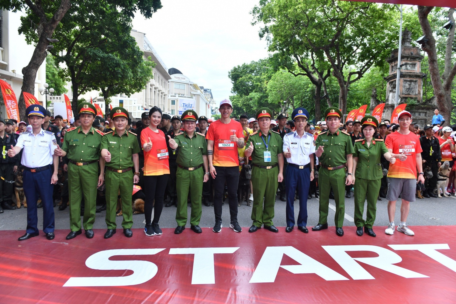 Hoa hậu Ngọc Hân tham gia giải chạy "Vì cộng đồng không ma túy"