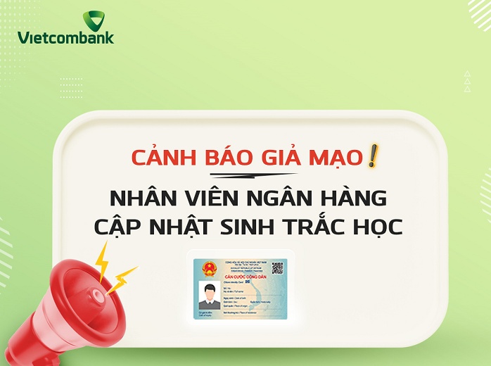 Vietcombank cảnh báo mạo danh nhân viên ngân hàng đánh cắp thông tin