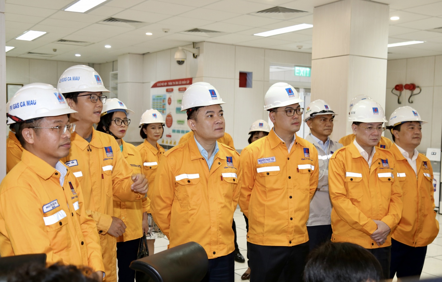 Đoàn công tác Petrovietnam thăm và làm việc tại Nhà máy Xử lý khí Cà Mau