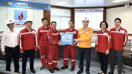 Lãnh đạo Petrovietnam thăm và làm việc tại PV Power Cà Mau