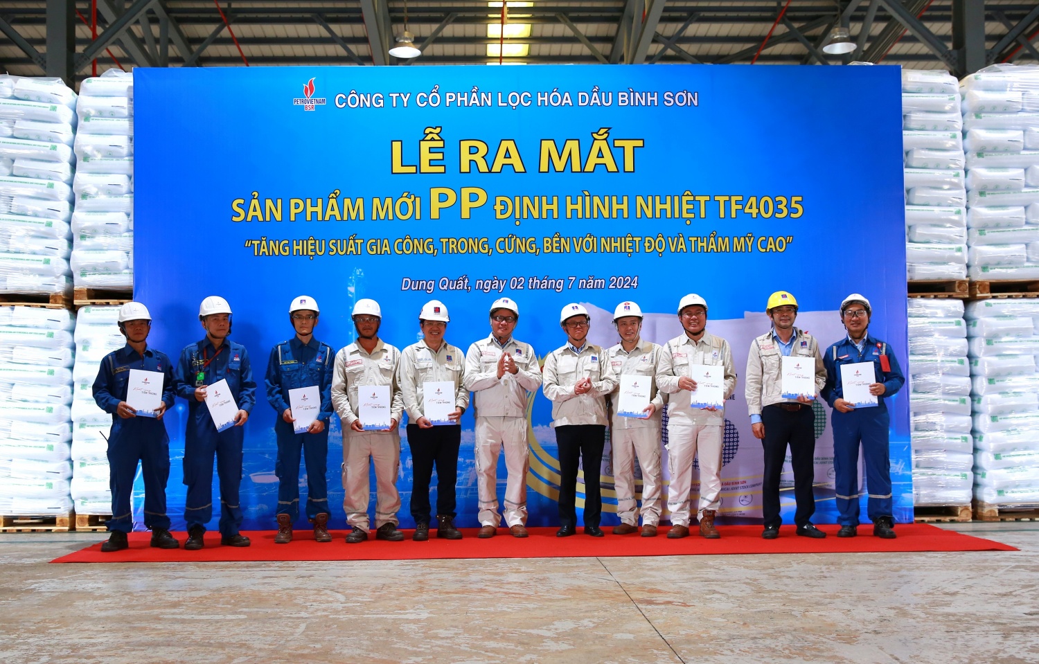 BSR ra mắt sản phẩm mới PP định hình nhiệt TF4035