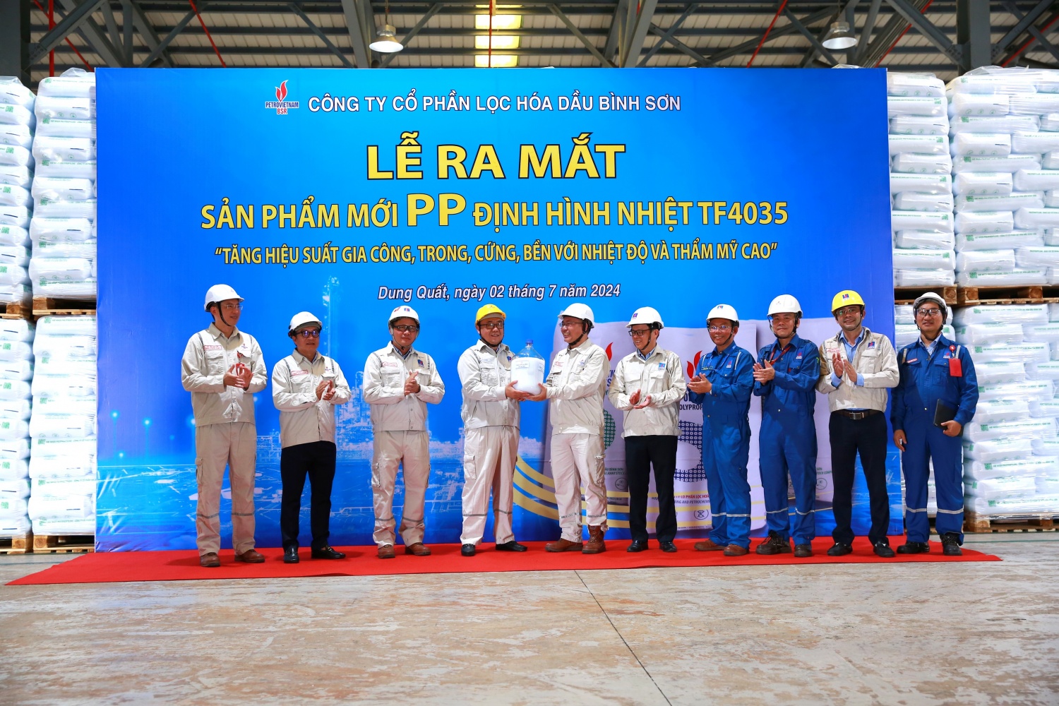 BSR ra mắt sản phẩm mới PP định hình nhiệt TF4035