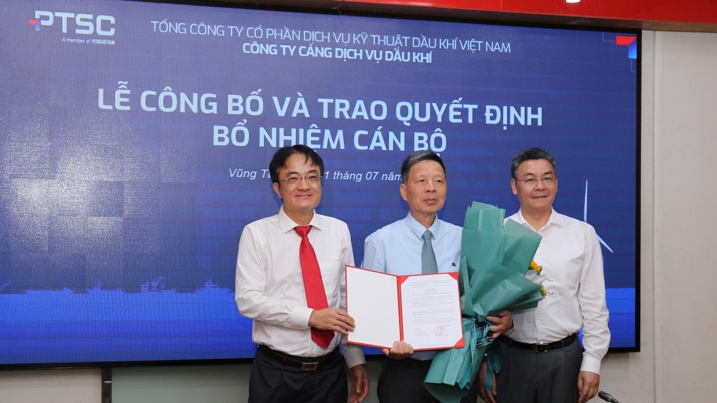 Công bố và trao Quyết định bổ nhiệm Giám đốc PTSC Supply Base
