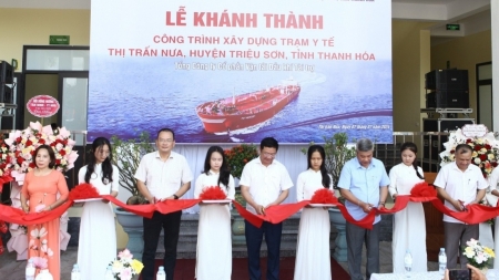 Petrovietnam hỗ trợ 8 tỷ đồng xây dựng trường, trạm tại huyện Triệu Sơn, tỉnh Thanh Hóa