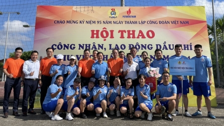 Sôi nổi Hội thao công nhân, lao động Dầu khí khu vực tỉnh Thái Bình năm 2024