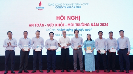 PV GAS CÀ MAU tổ chức Hội nghị An toàn – Sức khỏe – Môi trường năm 2024