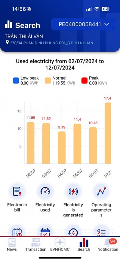 EVNHCMC ra mắt phiên bản mới ứng dụng EVNHCMC CSKH
