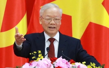 Tổng Bí thư Nguyễn Phú Trọng được trao tặng Huân chương Sao Vàng