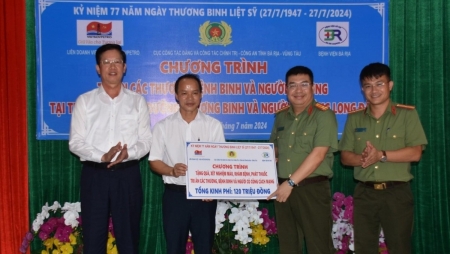 Vietsovpetro tham gia tri ân thương, bệnh binh và người có công với cách mạng