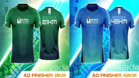 BTC Giải Marathon - Cà Mau 2024 Cúp Petrovietnam công bố mẫu áo Finisher