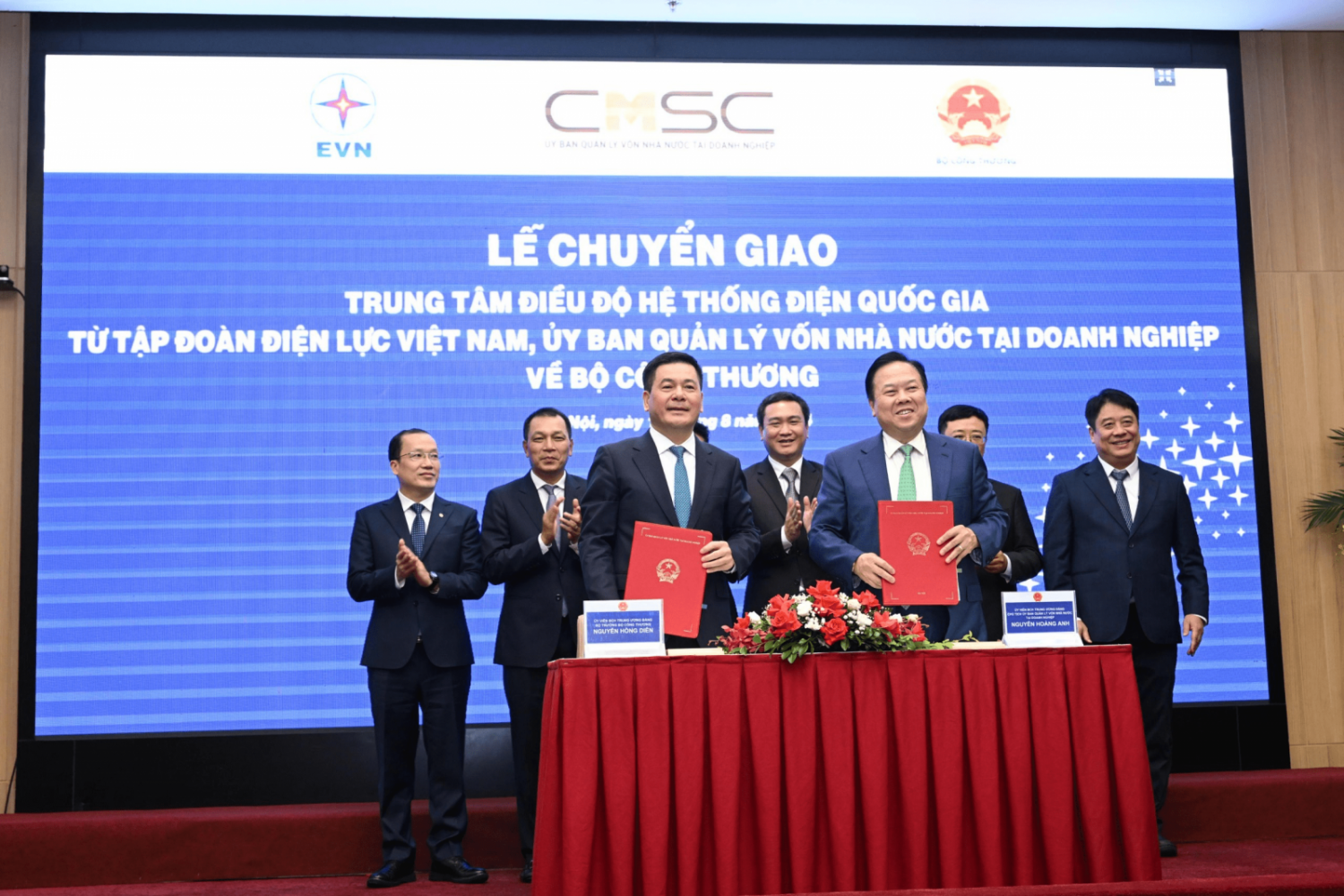 Bàn giao Trung tâm Điều độ hệ thống điện quốc gia (A0) về Bộ Công Thương