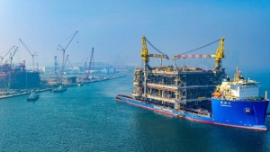 Trung Quốc hoàn thành giàn khoan dầu khí khổng lồ