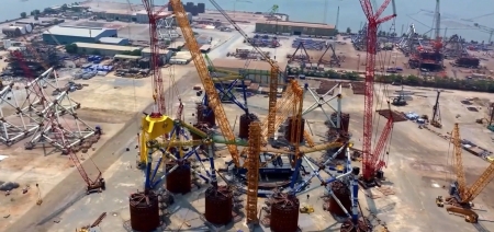 PTSC - Những chân đế điện gió ngoài khơi đầu tiên..., Nguyễn Tiến Trường đại diện nhóm tác giả (PTSC)