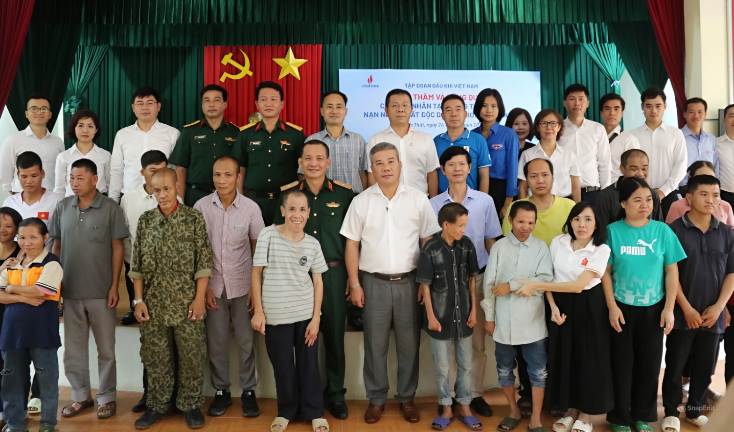 Petrovietnam tiếp tục đồng hành xoa dịu nỗi đau da cam
