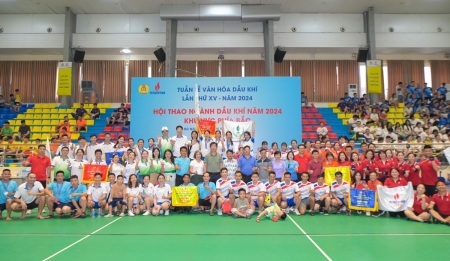 Hòa chung cảm xúc tại Hội thao ngành Dầu khí khu vực phía Bắc năm 2024