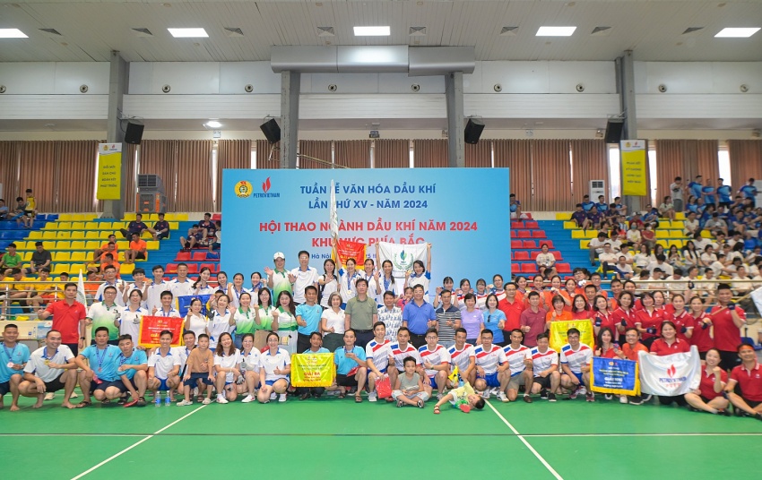 Hòa chung cảm xúc tại Hội thao ngành Dầu khí khu vực phía Bắc 2024