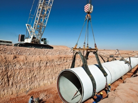 Tạo sông khổng lồ giữa sa mạc Sahara