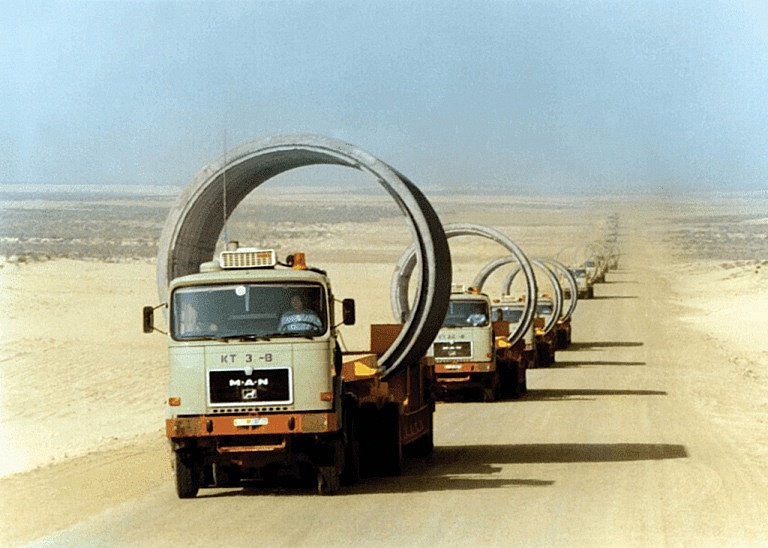 Tạo sông khổng lồ giữa sa mạc Sahara