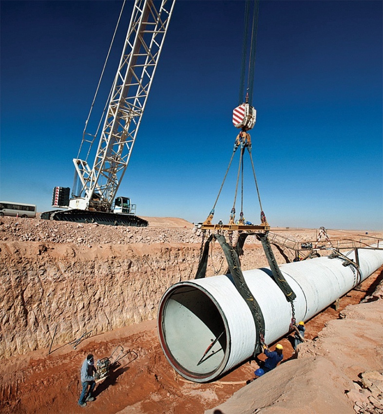 Tạo sông khổng lồ giữa sa mạc Sahara