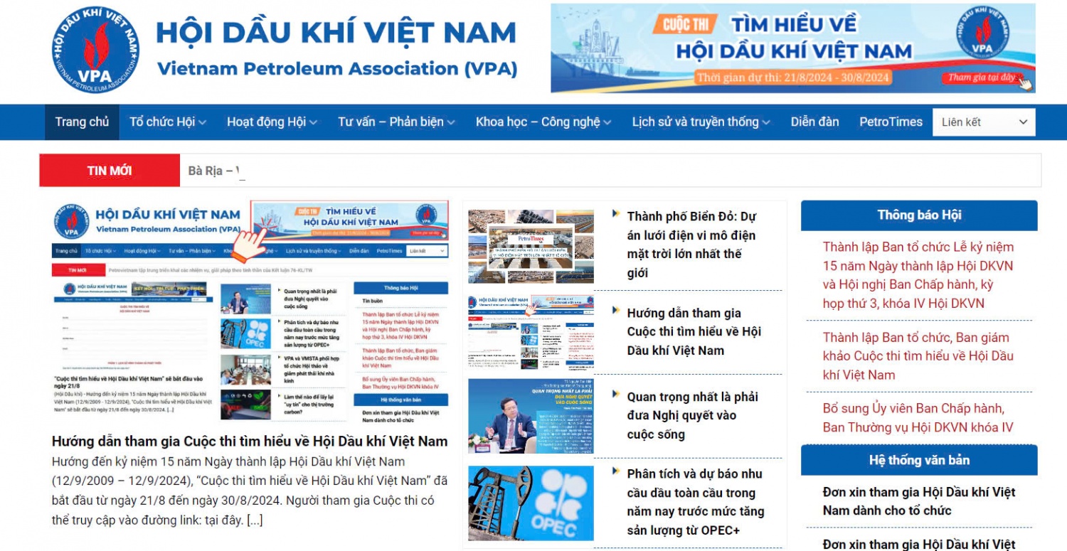 Người lao động Dầu khí tích cực hưởng ứng Cuộc thi tìm hiểu về Hội Dầu khí Việt Nam