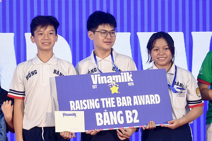 Vinamilk trao giải thưởng đặc biệt cho các tài năng robot hướng đến phát triển bền vững