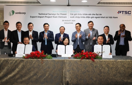 Dự án xuất khẩu năng lượng tái tạo ngoài khơi từ Việt Nam sang Singapore đạt bước tiến quan trọng