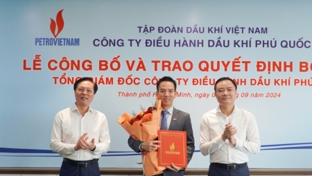 Bổ nhiệm ông Phạm Xuân Phúc làm Tổng Giám đốc Công ty Điều hành Dầu khí Phú Quốc