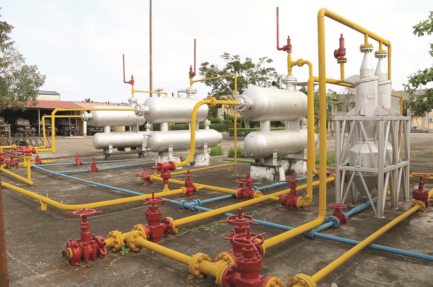 Trạm xử lý đầu tiên của mỏ khí Tiền Hải C được xây dựng trên nền Giếng 61 thuộc xã Đông Cơ, huyện Tiền Hải, tỉnh Thái Bình Trạm xử lý đầu tiên của mỏ khí Tiền Hải C được xây dựng trên nền Giếng 61 thuộc xã Đông Cơ, huyện Tiền Hải, tỉnh Thái Bình