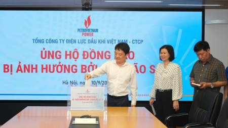 PV Power quyên góp ủng hộ đồng bào các địa phương chịu thiệt hại do bão số 3