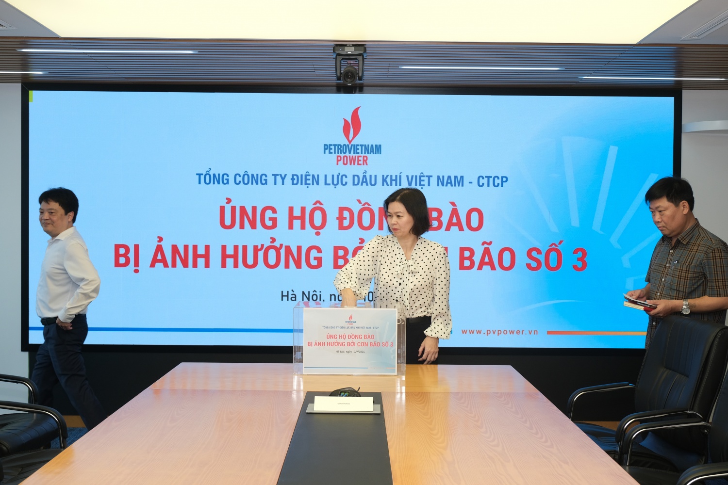 PV Power quyên góp ủng hộ đồng bào các địa phương chịu thiệt hại do bão số 3