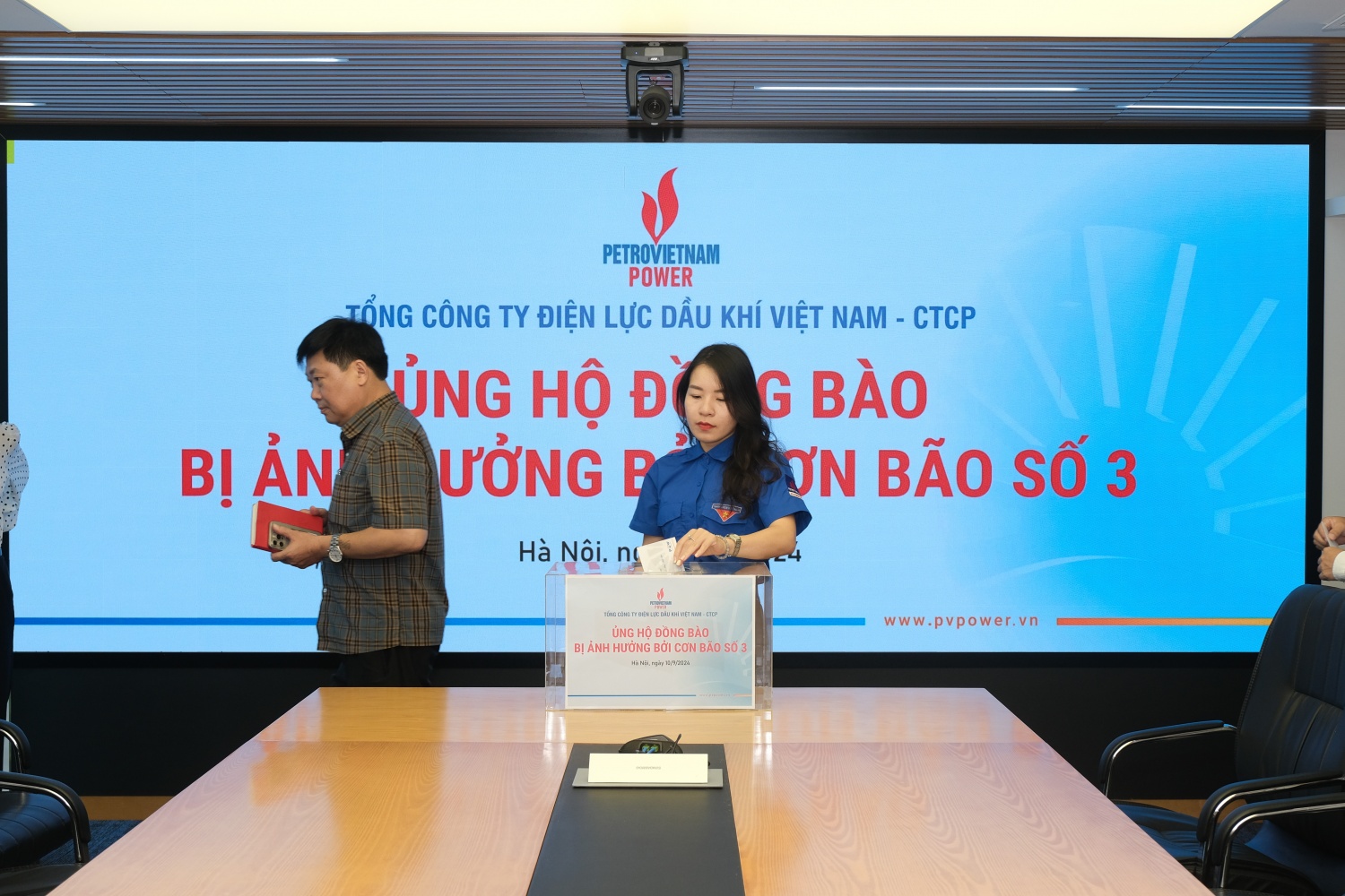 PV Power quyên góp ủng hộ đồng bào các địa phương chịu thiệt hại do bão số 3